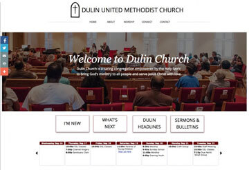 Dulin Methodist Chruch calendar