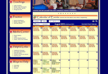 Govindas calendar