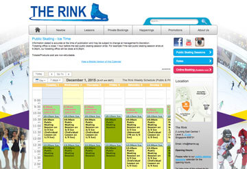 The Rink calendar