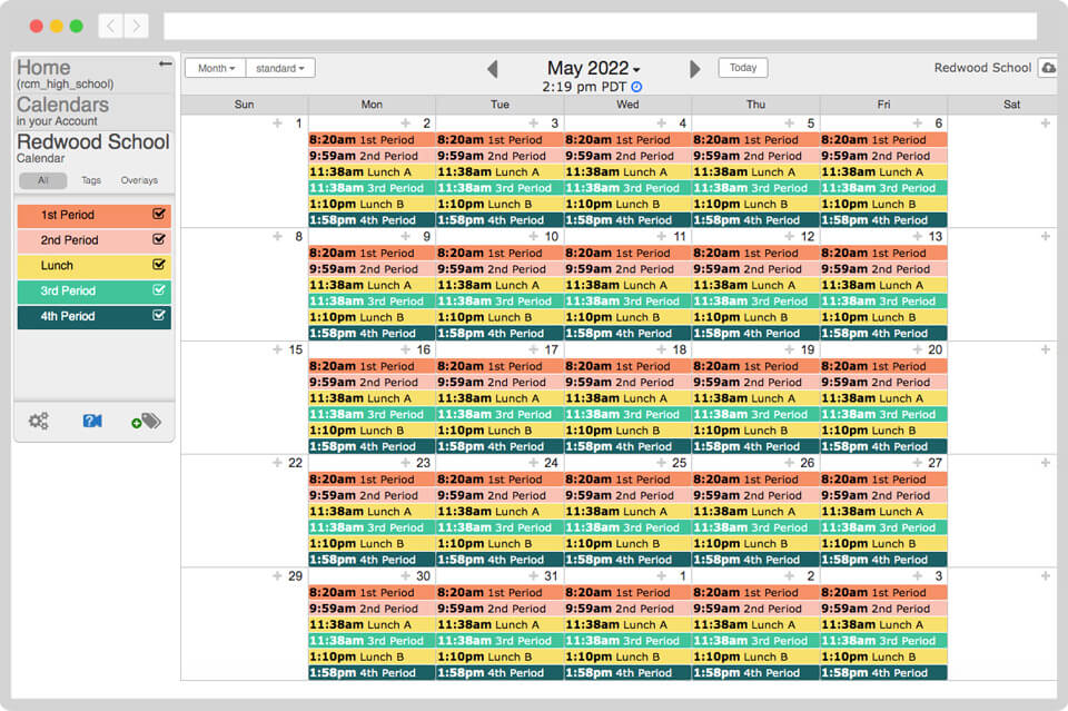 The Best Online School Calendar Software | KeepandShare